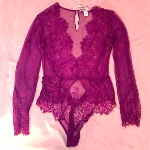 Victoria’s Secret Long Sleeve Lingerie Bodysuit